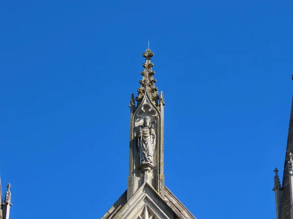 温彻斯特大教堂，人形 — 图库照片