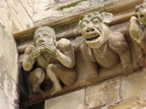 Figuras da Catedral de York — Fotografia de Stock