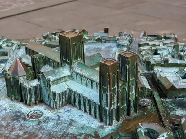 York cathedral bronze model — Stock Photo, Image