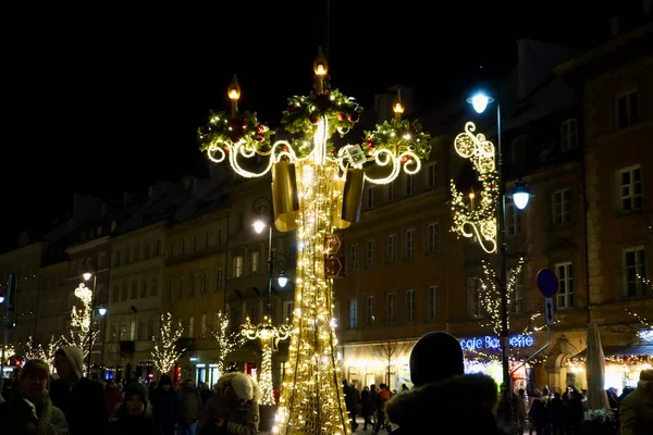 Vánoční vyznamenání pro Varšava — Stock fotografie