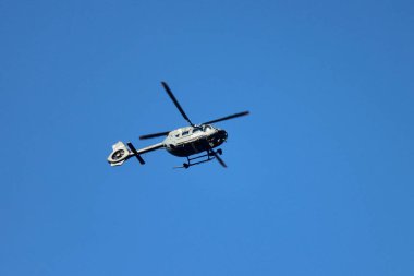 Lüksemburg üzerinde polis helikopteri