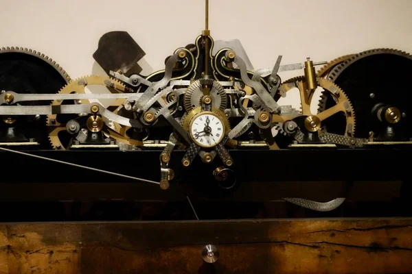 Clock mechanism, Luxembourg — Stock Photo, Image