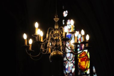 Bronz lüks şamdan. 