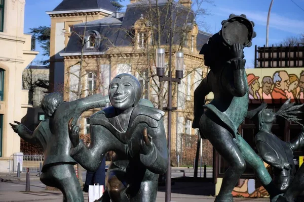 Praça do teatro no Luxemburgo — Fotografia de Stock