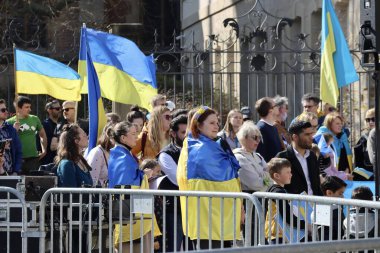 Lüksemburg Ukrayna 'yı destekler. Lüksemburg, Lüksemburg 'da Ukrayna' yı desteklemek için toplanın - 26 Mart 2022