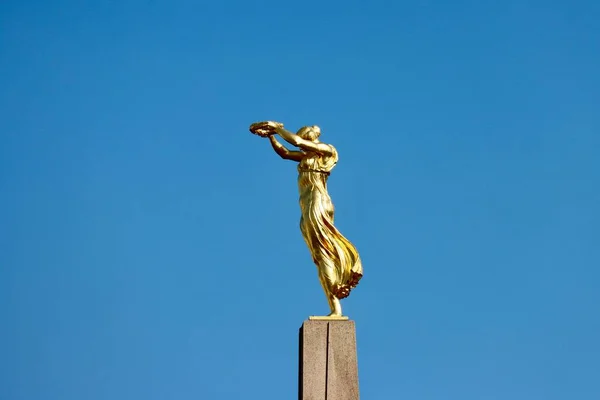 Golden lady of Luxembourg — Stock Photo, Image