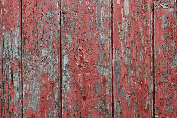 Red chipped paint — Stock Photo, Image