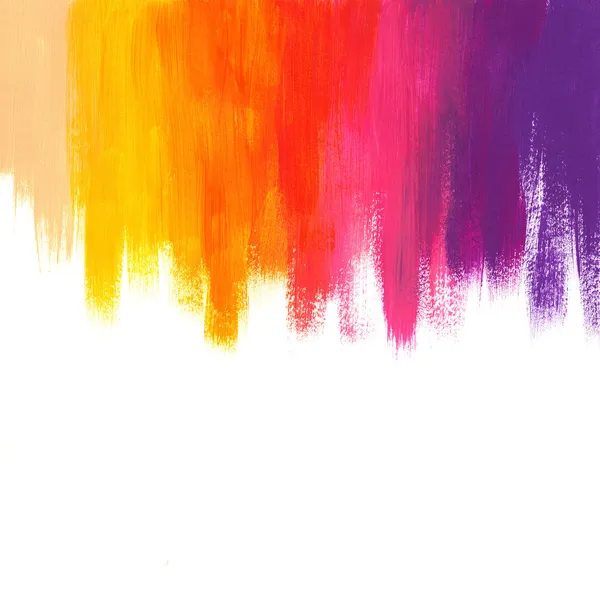 Beyaz arka plan üzerinde renkli akrilik çizgileri