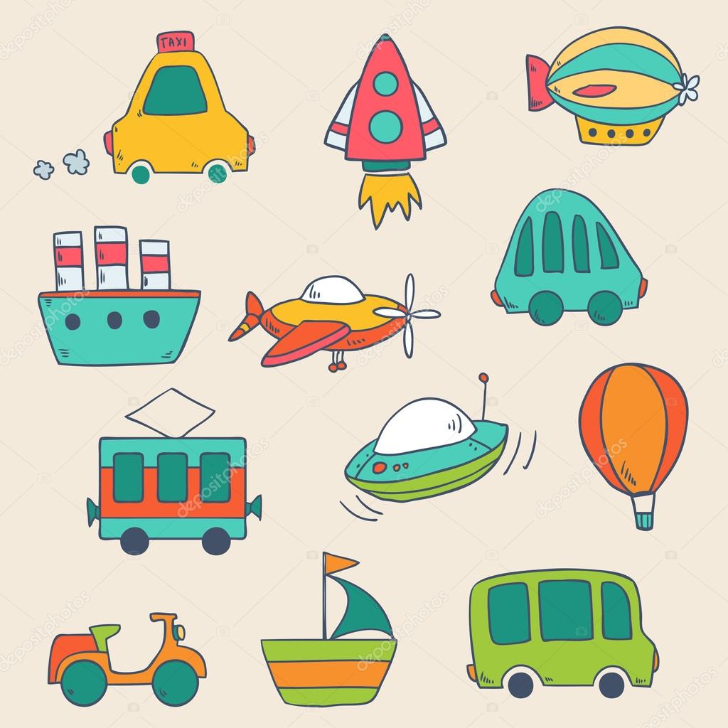Transportation icons collection Stock Vector Image by ©Lunter ...
