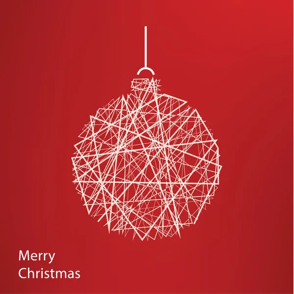 vektör anahattı Noel ağacı. Modern Noel arka planla