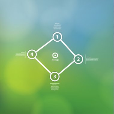sağduyulu şablonuyla minimalist vektör arka plan bulanık. f
