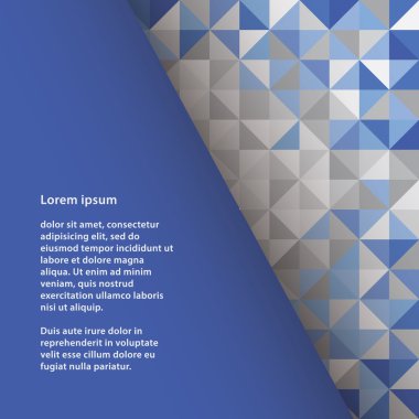 içerik alanı olan plastik vektör kare şablonu. Col