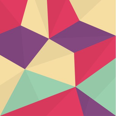 vektör soyut mozaik arka plan. Infographic şablonuyla birlikte pla