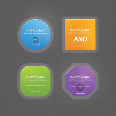 vektör soyut mozaik arka plan. Infographic şablonuyla birlikte pla