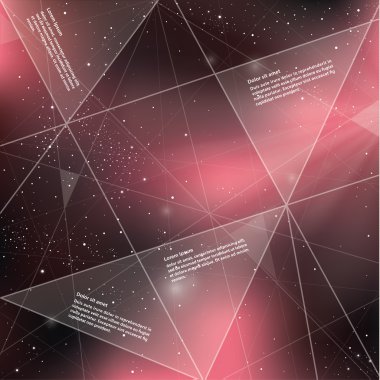 Retro vektör alanı kartlarla içeriğiniz için afiş. taze el