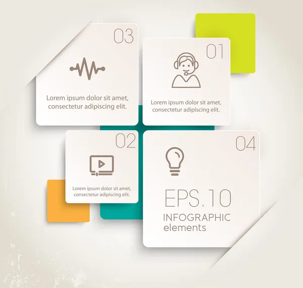 Diseño infográfico — Archivo Imágenes Vectoriales