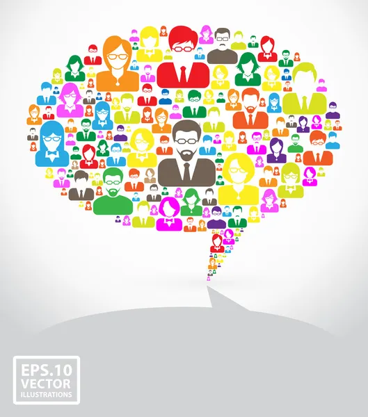 통신의 연설 거품