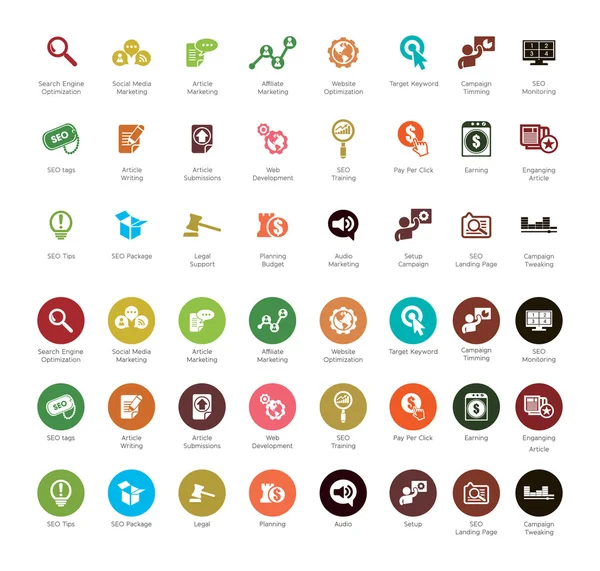 SEO ve geliştirme simgeleri