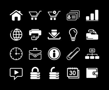 Web Simgeler Vektör ayarla