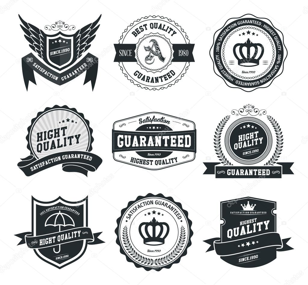 Retro Vintage Badges and Labels