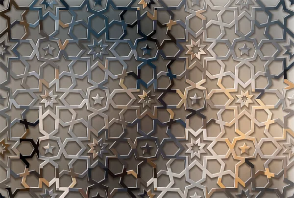 Muster Islamischen Ornamentvektorstil Ramadan Runde Musterelemente Persischer Motivstil Geometrisches Kreisförmiges — Stockvektor