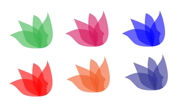 logo spa, yoga ve vektör rahatla