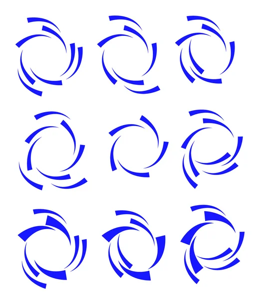 矢量抽象圆圈标志 — 图库矢量图片#