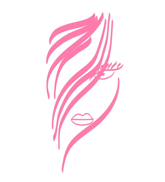 Logotipo moda mujer — Vector de stock