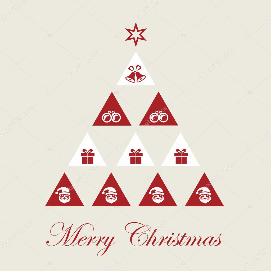 Christmas tree, pyramid