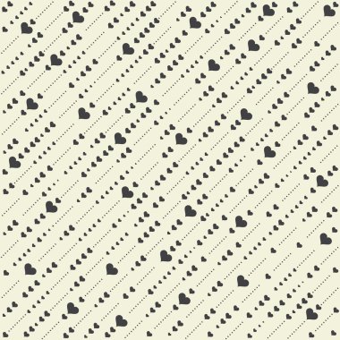 kesintisiz geometrik desen. çapraz kalpler. vektör yinelenen