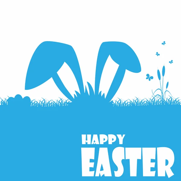 Boldog húsvéti kártya illusztráció — Stock Vector