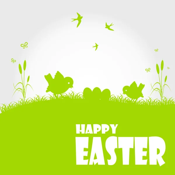 Happy easter cards illustration — Stock Vector