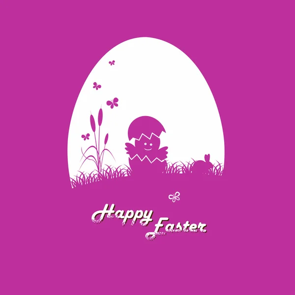 Felices tarjetas de Pascua ilustración — Vector de stock