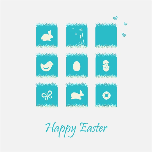 Set of Easter greeting cards — Stock Vector