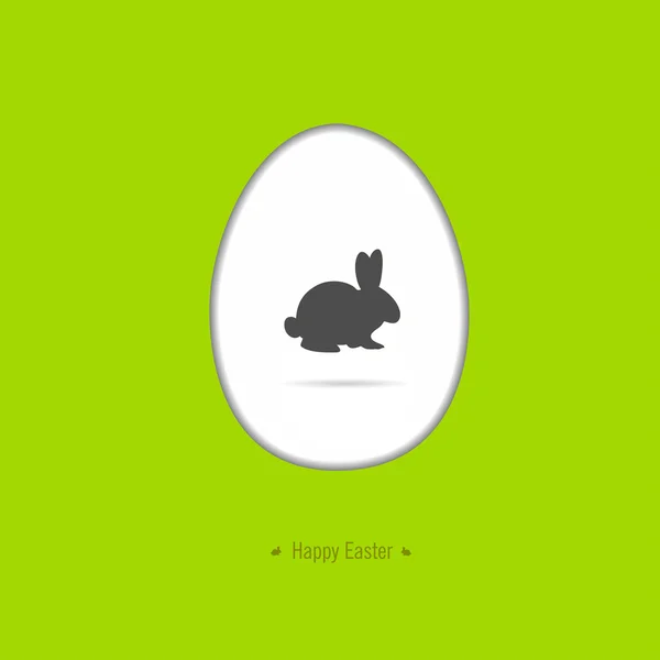 Feliz tarjeta de Pascua con motivo de Pascua — Vector de stock