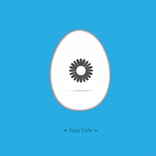 Bonne carte de Pâques avec motif de Pâques — Image vectorielle