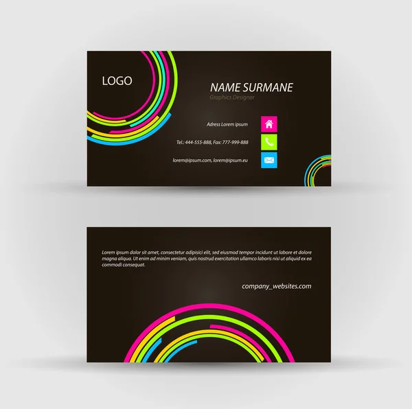 Business card — Stock Vector