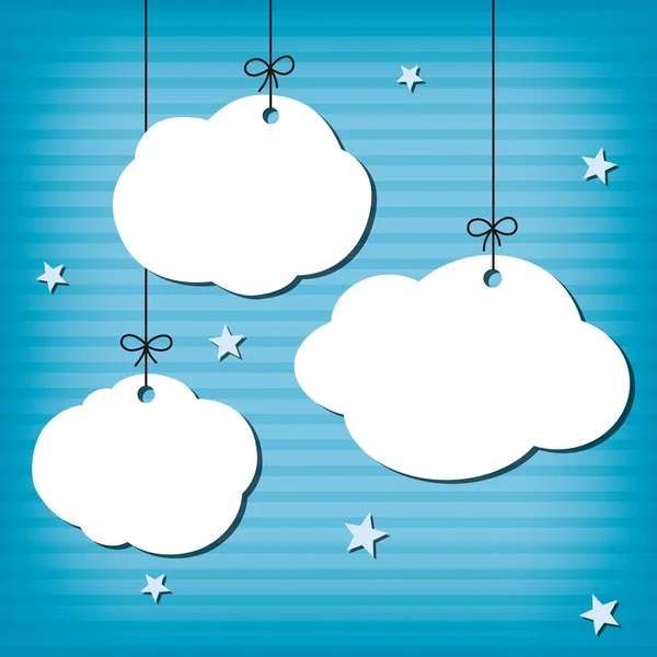 Cloud Background — Stock Vector