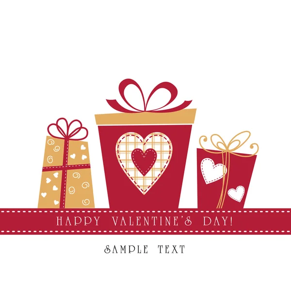 Valentine Day card — Stock Vector