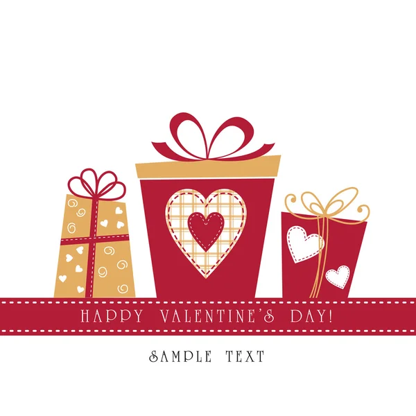 Carte Saint Valentin — Image vectorielle