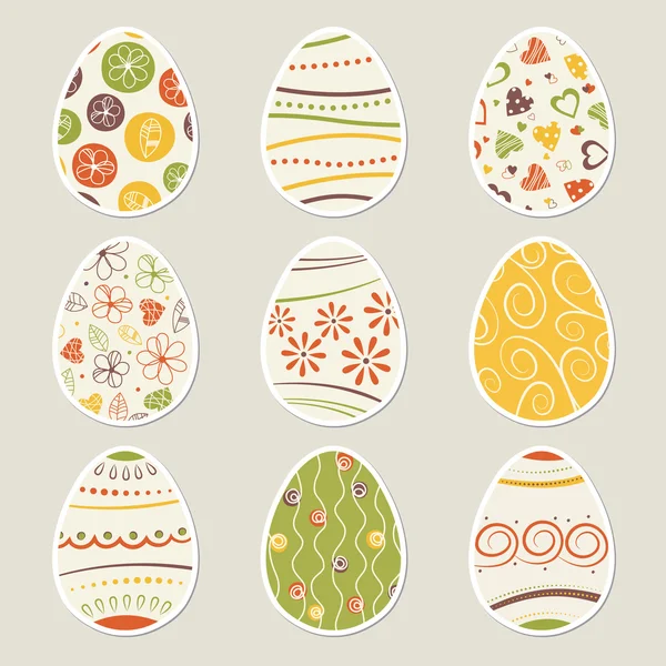 Huevos de Pascua — Vector de stock