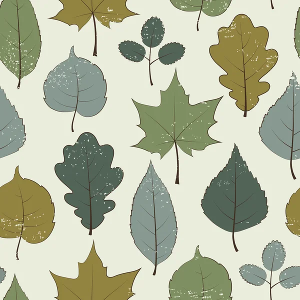 Autumn leaves pattern — Stock Vector