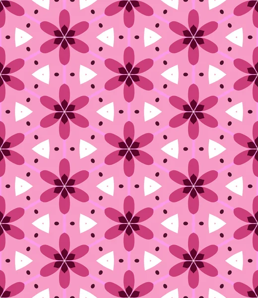 シームレスな抽象的な幾何学的なパターン ベクトル — ストックベクタ