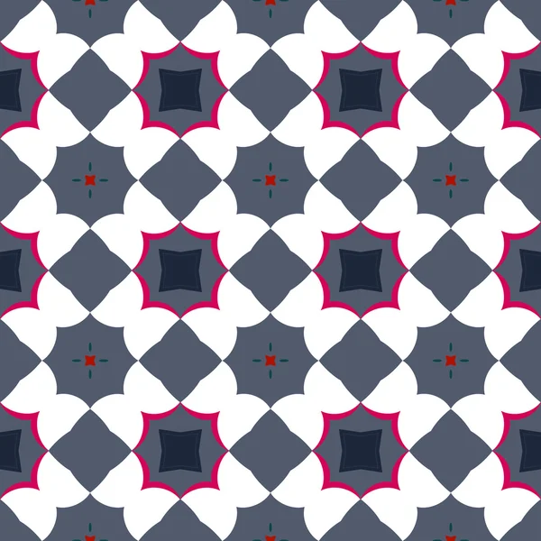 シームレスな抽象的な幾何学的なパターン ベクトル — ストックベクタ