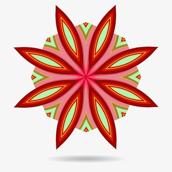 Pictograma eco vectorială, element de design flori — Vector de stoc