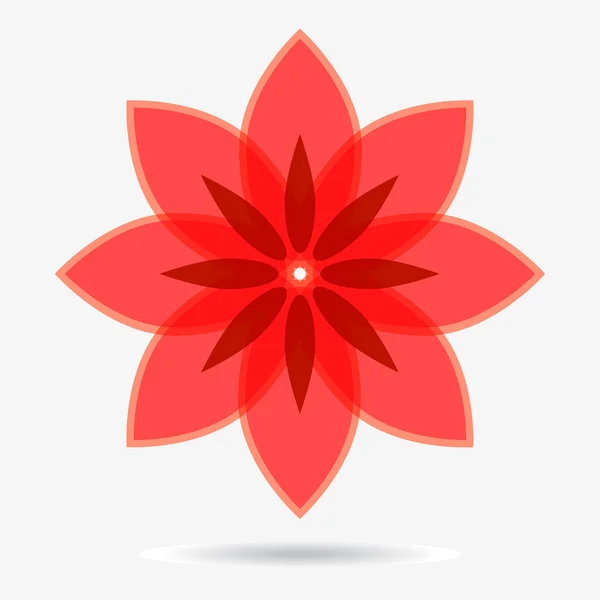 Vektor Öko-Symbol, Blume Design-Element — Stockvektor