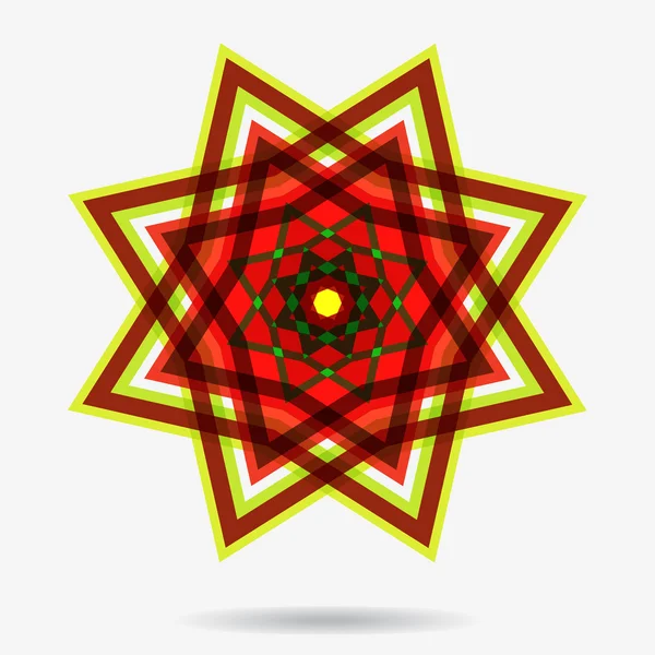 Векторная эко-иконка, элемент дизайна цветов — стоковый вектор