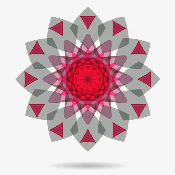 Vector eco icono, elemento de diseño de flores — Archivo Imágenes Vectoriales