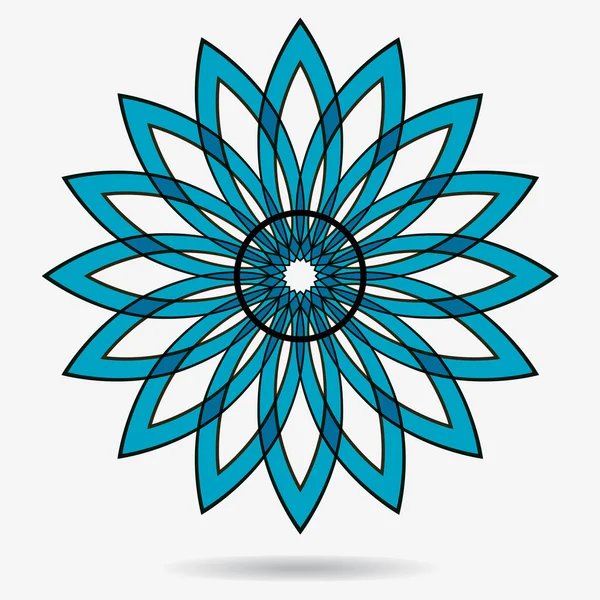 Vektor Öko-Symbol, Blume Design-Element — Stockvektor