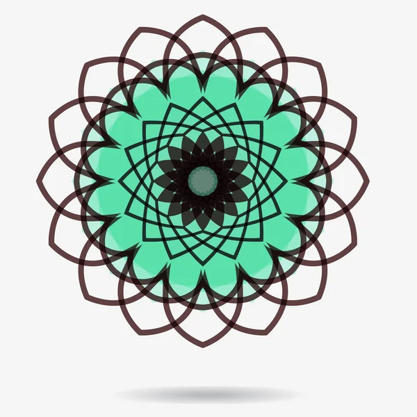 Icône vectorielle eco, élément de conception de fleurs — Image vectorielle